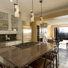 cooktops in kitchen island