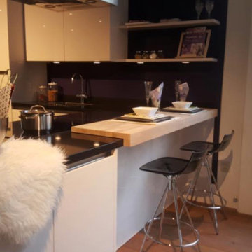 SPEKVA Contemporary Kitchen with Bar Seating