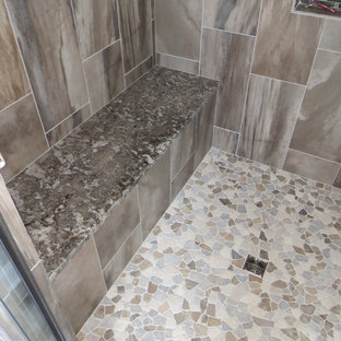 River Stone Shower Base | Houzz