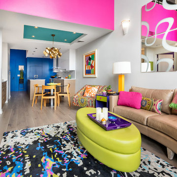 Art Lover's Colorful Condo Remodel