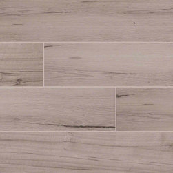 Palmetto Porcelain 6x36" Fog Wood Look Tile - Wall And Floor Tile