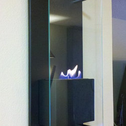 Bluworld - Nu-Flame Wall-Mounted Cannello Ethanol Fireplace - Indoor Fireplaces