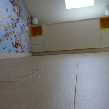 Studio aménagé dans les combles