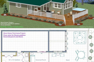 Room-addition, Porch and deck