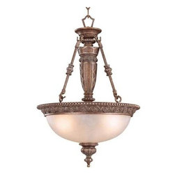 Hampton Bay - Hampton Bay Bronze Three-Light Pendant BSG8913 - Pendant Lighting