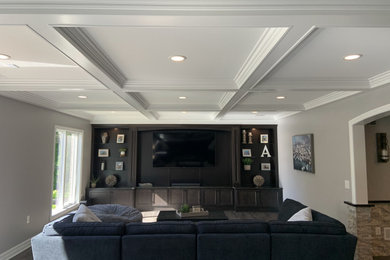 Inspiration for a basement remodel in Detroit
