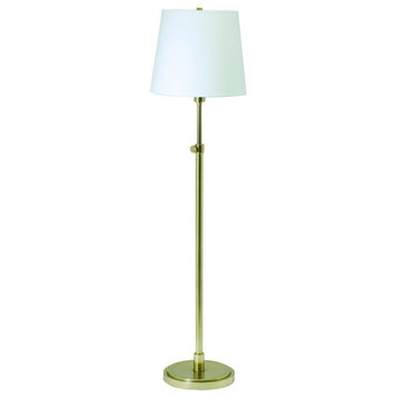 Townhouse Adjustable Floor Lamp in Raw Brass
