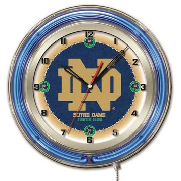 Notre Dame, ND, 19" Neon Clock