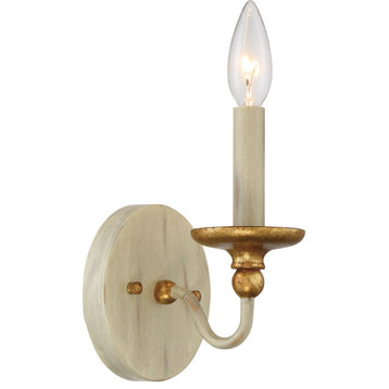 Westchester County 1 Light Wall Sconce, Farmhouse White