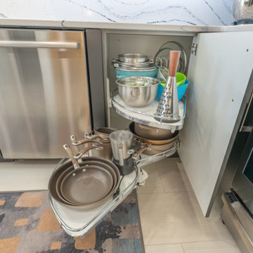 Modern Kitchen & Powder Room Design Moneta, VA