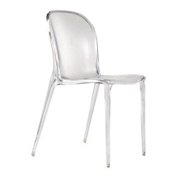 Kartell - Thalya Chair, Set of 2, Transparent Crystal - Armchairs And Accent Chairs
