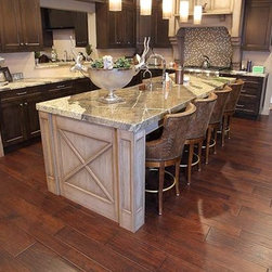 Antique Hickory Mixed Width Chatter Scraped - Hardwood Flooring