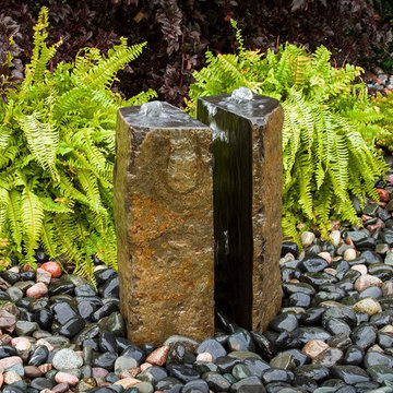 Double Split Polished Basalt Fountain Kit