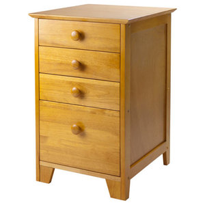 Mission Solid Oak 4 Drawer File Cabinet With Locks Keys