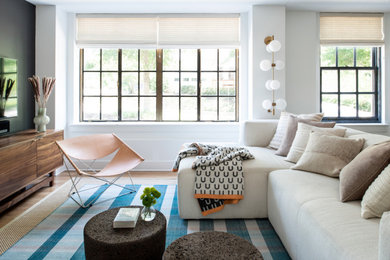Inspiration for a living room remodel in Raleigh