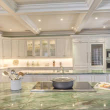 Green Kitchen Counters