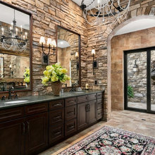 Stone Wall in Bathroom