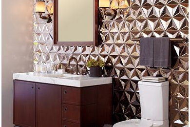 Accent Wall with Japanese Geo Tiles
