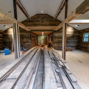 Home fitness wishes transforms an unused Horse Barn/Stables