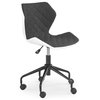 Modern Home Ripple Mid-Back Office Task Chair - White/Black