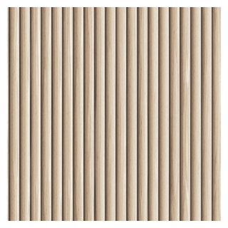 Reeded Wood Peel and Stick Wallpaper - Asian - Wallpaper - by Tempaper