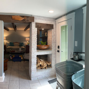 Shepherdstown, Traditional, Kitchen/powder room/laundry addition/reconfiguration