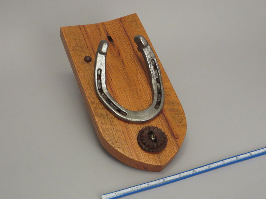 #R15101 Reclaimed Lumber, Horse Shoes, Tack Leather