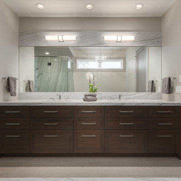 Contemporary High-Gloss Luxury — New Home | NE Calgary