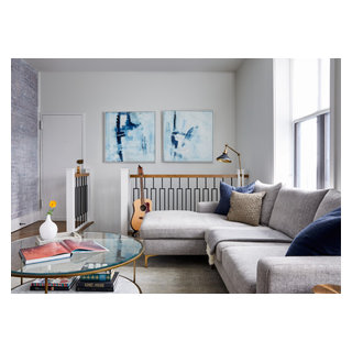 Photo inspiration: Prospect Park Condo Transitional Living Room New York Photo Inspiration
