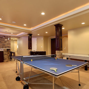 Dazzling Castle Pines Home with Theater and Bar with uplighting