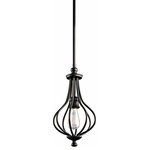 Kichler Lighting - Kichler Lighting 43333OZ Kensington, One Light Mini-Pendant, Bronze/Dark Brown - Theme: Lodge/Country/Rustic  SoKensington One Light Olde Bronze *UL Approved: YES Energy Star Qualified: n/a ADA Certified: n/a  *Number of Lights: 1-*Wattage:60w S21 bulb(s) *Bulb Included:No *Bulb Type:S21 *Finish Type:Olde Bronze