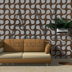 Alex Mouldings & Design Group - 3D circuit screen wave d&eacute;cor, Vaughan - Wall Decals