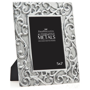 Arthur Court Kentucky Derby Photo Frame 4 X6 Traditional Aluminum Scroll Border Frame