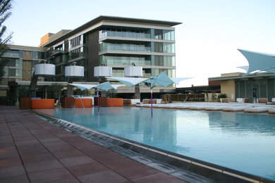 Photo of a modern swimming pool in Other.