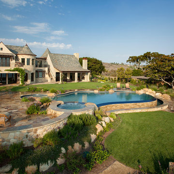 Kris E. Kimpel Landscape Architecture Prism Blue Pebble Sheen