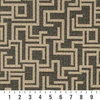 Black And Brown Geometric Outdoor Indoor Marine Upholstery Fabric By The Yard