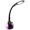 OttLite LED Desk Lamp With Color Changing Base, Black
