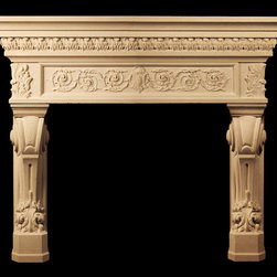 The Belfiore Mantel - Tartaruga Design - Indoor Fireplaces
