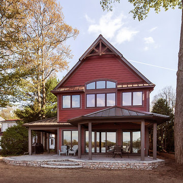 Modern Rustic Lake House