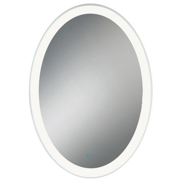 Eurofase Oval LED Mirror with Edge-Lit with Dimmable Touch Sensor