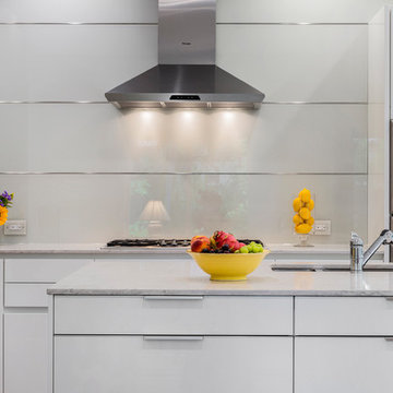 Modern modes in an eclectic Brookline, MA abode