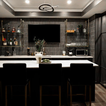 Modern Basement in Pepper Pike