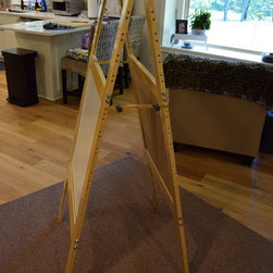 Adjustable Child's Art Easel - Bulletin Boards And Chalkboards