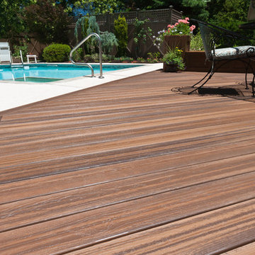 Poolside Deck -- Envision Distinction Spiced Teak composite decking