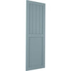 15"W True Fit PVC Farmhouse/Flat Panel Combination, Peaceful Blue, 25"H