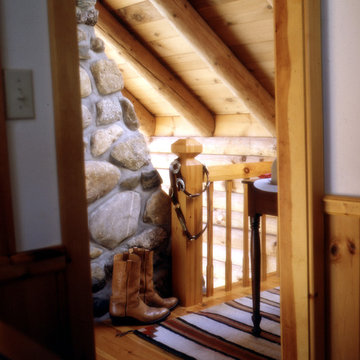 Real Log Home Cabin Model