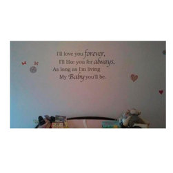Custom wall decal - Nursery Decor