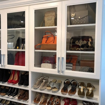 Purse/shoe storage