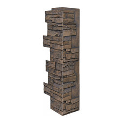 140-36-DEEP STACKED CORNER 36"H X 9"W X 1 1/2"D - Wall Panels