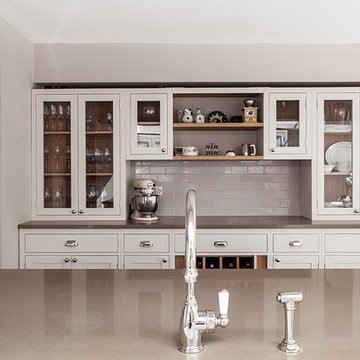 American kitchen in a Victorian Terrace